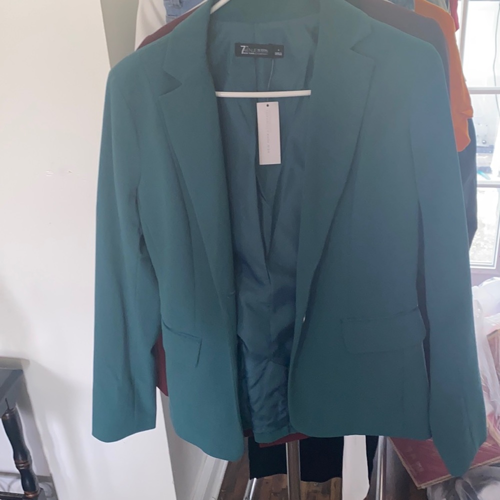 Turquoise blazer